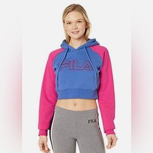 FILA Women’s Cropped Hoodie, Size M